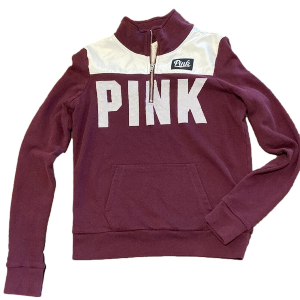 VICTORIA’S Secret Pink 3/4 Pullover Sweatshirt Size XS